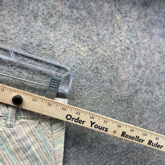 Anthropologie Pilcro Skirt Women 4 Multicolor Stripe Button Front A-Line Casual - Picture 5 of 10